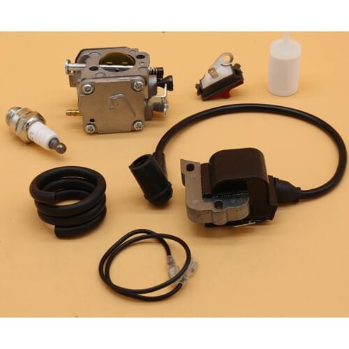 Carburetor Ignition Coil Switch Spark Plug Fuel Filter Fit For HUSQVARNA 266 268 272 XP 272XP Chainsaw Engine Spare Parts