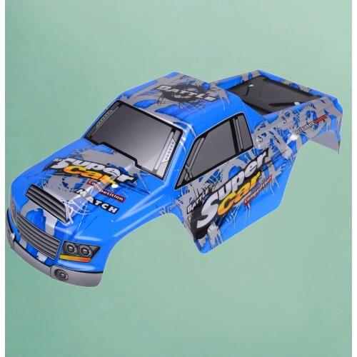 Plastic RC Body Cover Shell for WLtoys 12402 Model Crawler Cars Accessories Blue