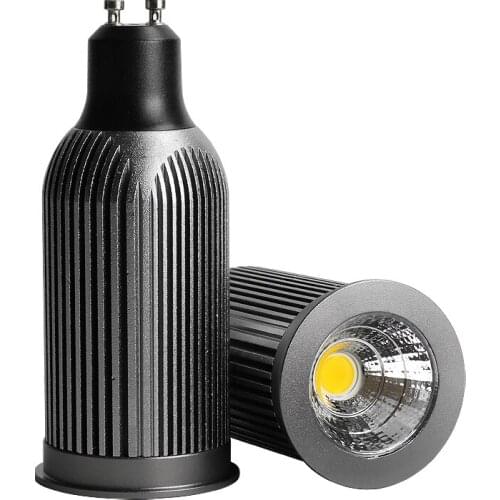 Dimmable 20W GU10 LED Spotlight COB Bulb 9W 12W 15W Recessed Lamp 110V 220V Aluminum+Plastic For LED Track Downlight Lighting