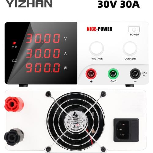 Hot Adjustable Switching DC Lab Bench Power Supply LCD Screen 60v 5a 30v 10a Digital Regulated Modul Laboratory Power Source