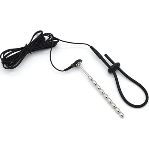 Sex Products Silicone Electric Shock Penis Ring Electro Sex Cock Rings Sex Toys For Men Male Medical Themed Toys