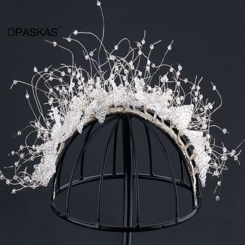 Wedding Headband Beautiful Wedding Tiaras HairDecorative Accessories for Prom Birthday Costume Party PT