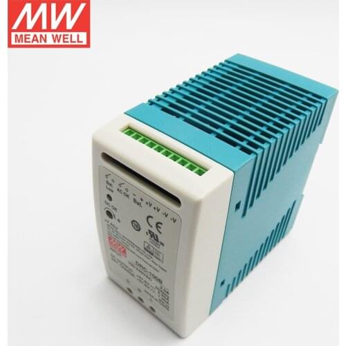 MEAN WELL DRC-100B Switching Power Supply 96W 24~30V 110V/220V AC to 27.6V DC 2.25A DIN Rail Battery Charger with UPS Function