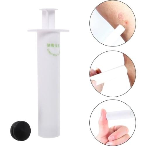 1pc Safe Life Venom Extractor Kit Emergency Suction Poison Remover Tool Manual Vacuum Aspiration Outdoor Survival First Aid Tool