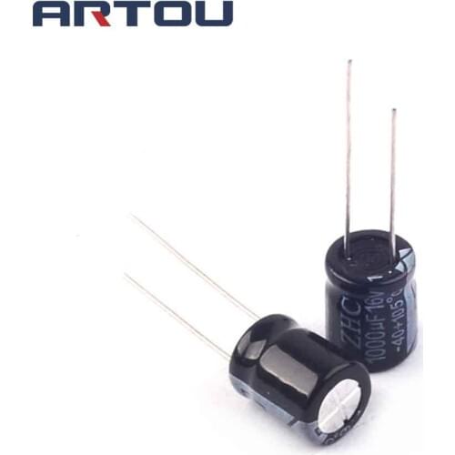 20PCS 1000UF 16V Electrolytic Capacitor SIZE 10X13MM