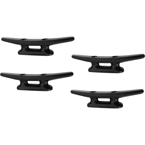4-pack 4" (980mm) Nylon Yacht Boat Deck Anchor Line Tie Down Cleat Fastener
