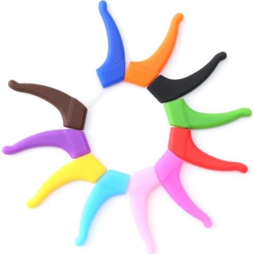 5pair/lot Anti Slip Silicone Glasses Ear Hooks Eye Glasses Silicone Grip Temple Tip Holder Eyewear Accessories