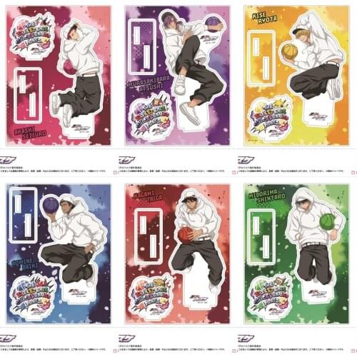 Anime Kurokos Basketball Sport Series Acrylic Desktop Stand Figure Model Plate Toy Kuroko Tetsuya Kagami Taiga Hyuga Junpei