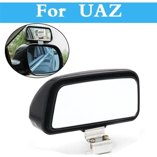 Car Truck Adjustable Wide Angle Mirror Rear View Blind Spot For UAZ Simbir 469 Hunter 3153 3159 3162 Patriot 31512