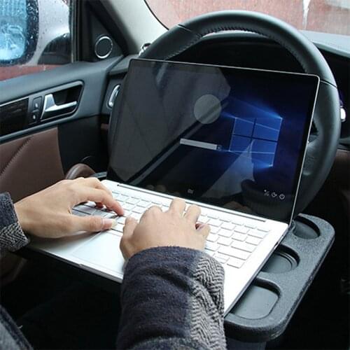 Car Portable Laptop Computer Desk Holderable Steering Wheel Universal Eat Work Drink Coffee Seat Tray Board Auto Accessories