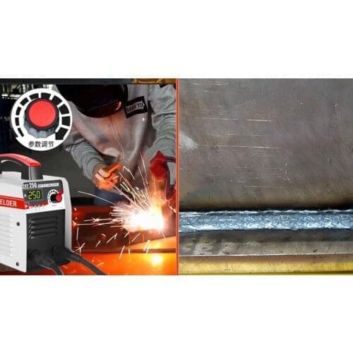 ZX7-250 200V digital intelligent electric welding machine portable digital display inverter plastic welding machine welding equi