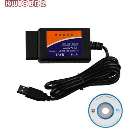 ELM327 USB OBD2 Auto car Diagnostic Tool ELM 327 V1.5A USB Interface OBDII CAN BUS Scanner