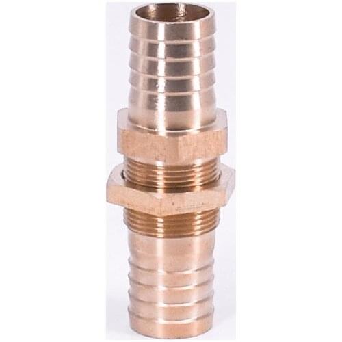 Fit 16mm ID Hose Brass Bulkhead Hosetail Hose Barb Pipe Fitting Connector
