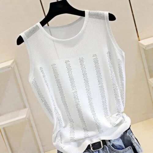 Summer Slim Open Back Vest Ladies Clothing Vest 2021 Womens Short Sexy Top Basic Tanks Hollow Out Shiny Sleeveless Tops Vest
