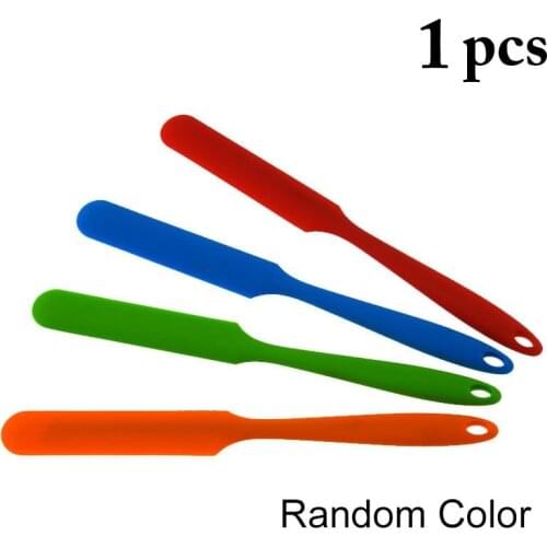 Long Handle Silicone Spatula Heat Resistant Flexible Non-Stick Slim Spatula Cake Cream Mixer Scraper Jars Blender Baking Tools