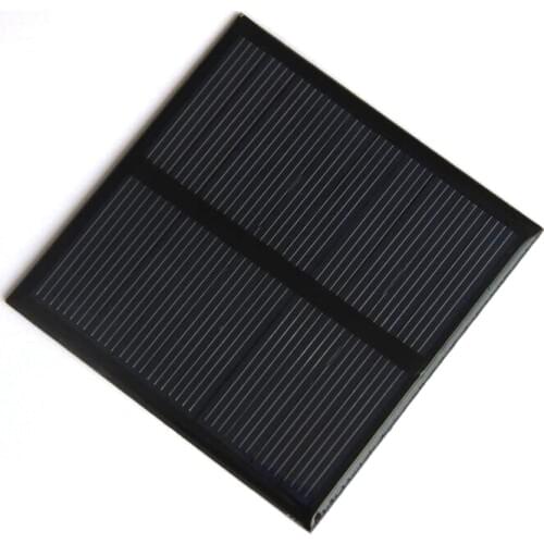 BUHESHUI 0.7W 5V Mini Solar Panel Polycrystalline Solar Cell Small Power 3.7V Battery Charger Toy 70*70MM 1000Pcs Wholesale