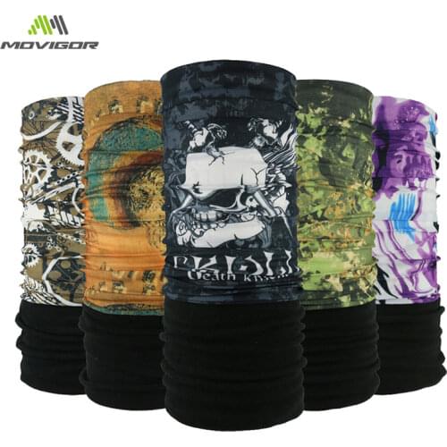 MOVIGOR Winter Fleece Thermal Magic Cycling Scarf Bike Bicycle Outdoor Sports Headwear Headband Neck Warmer Mask Thick Bandana