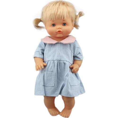 New Fashion Lovely Dress Fit 40cm 41 cm Nenucos Doll Nenuco Ropa su Hermanita Purple Long Sleeves