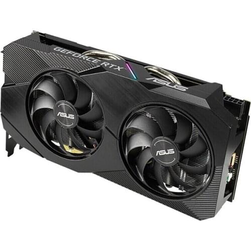 Original ASUS NVIDIA Dual RTX 2060 O6G Gaming Graphics Card ASUS DUAL-RTX2060-O6G-EVO Gaming Video Card