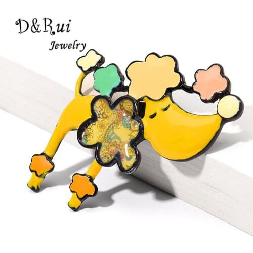 Original Design Cute Animal Brooches Pins for Women Kids Enamel Alloy Dog Jewelry Accessories Birthday Gifts Womens Brooch Pin