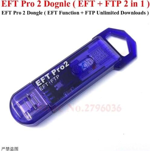 Original EFT Pro 2 Dongle ,EFT Dongle + FTP Dongle 2 in 1 ( EFT Function + FTP Unlimited Downloads )