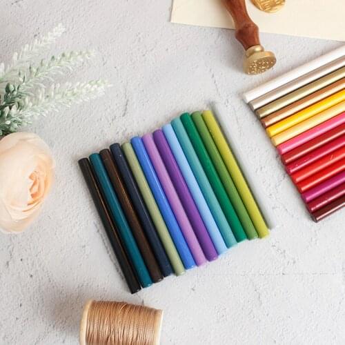 16pc/s Wax Sticks for Melting Glue Gun Wedding Party Invitation Sealing Wax for Fashion Gift Decoration Sealing Wax Sticks