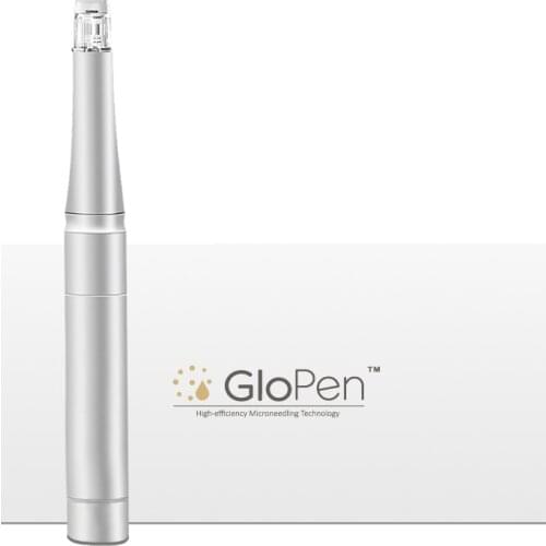 Rechargeable Microneedling Pen Silicon Nano Dermapen with 20 Nano cartridges
