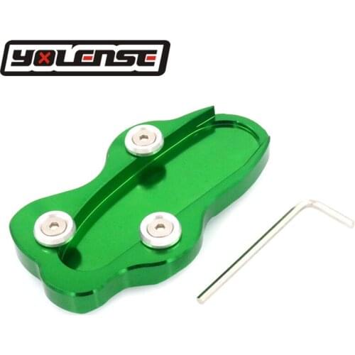 Motorcycle Kickstand Foot Side Stand Extension Pad Support Plate For KAWASAKI Vulcan VN 900 VN900 CLASSIC 2006-2015 2014 2013