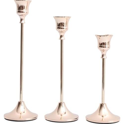 Brassy candlestick, Christmas decoration, wedding decoration, table props, candle holder home decor candle holders