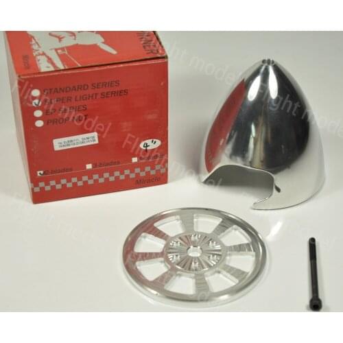 CNC Aluminum Alloy Metal Gas Airplane RC Prop Spinner 4"/101mm For DLE85/111 DA85/100 Gas Engine