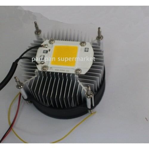 20W 30W 50W 60x40mm LED Floodlight COB Chip 110V 220V white /warm white +heat sink with driver+power cable