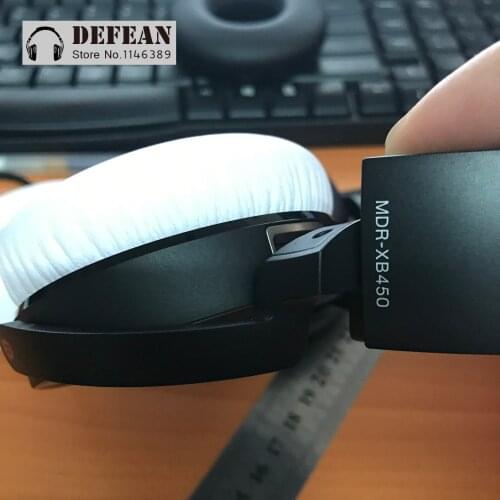 Replacement White Ear pads cushion for Sony MDR-XB450AP/B XB450 XB 450 Extra Bass headsets