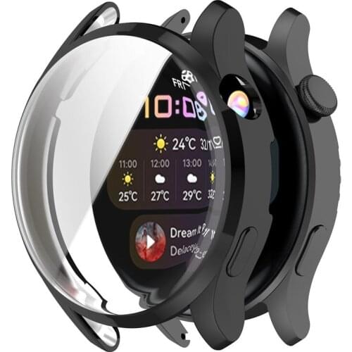 Watch Protective Shell Silicon TPU PC Dustproof And Anti-fall Ergonomic Design Watch Protective Shell For Huawei Watch 3/Pro