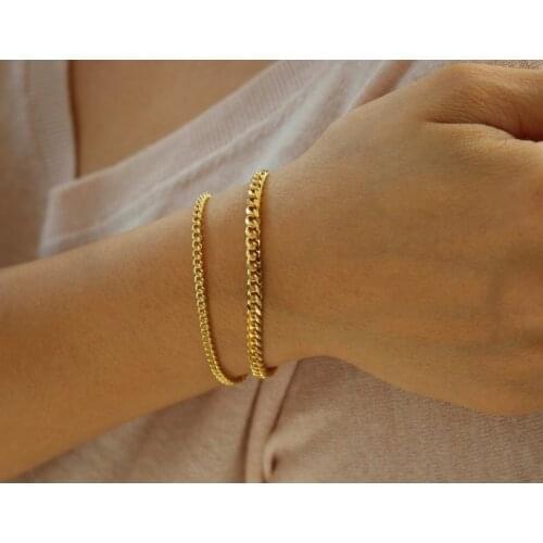 Stainless steel gold ladies couple layered BraceletJewelry Two Layer Foot Legs Bracelet Anklets Barefoot Bracelet JewelryGift