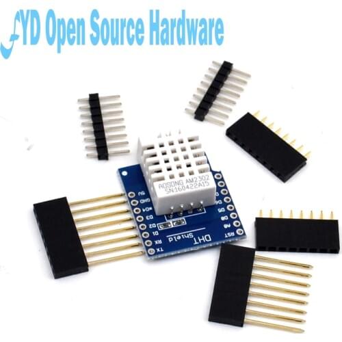 1pcs DHT Pro Shield D1 mini DHT22 AM2302 Single-bus Digital Temperature and Humidity Sensor