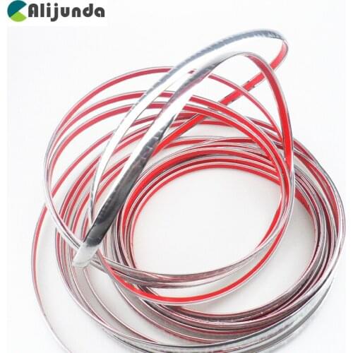 10mm X15m Car Chrome Styling Accessories Decoration Trim Strip for BMW 1 2 3 4 5 6 7 Series X1 X3 X4 X5 X6 325 328 F30 F35 F10 F