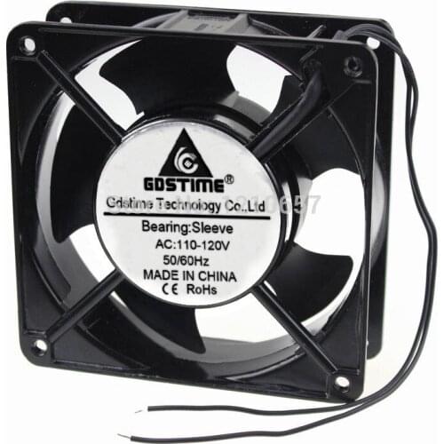 10 pcs ot 12038 120MM 120x120x38mm AC 110V 120V Exhaust Industrial Flow Cooler Cooling Fan