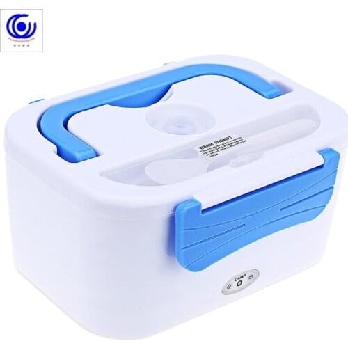 12V Car Multi-functional Double-deck Insulated electric heating Lunch Box Heat Preservation Apart Type food warmer containers