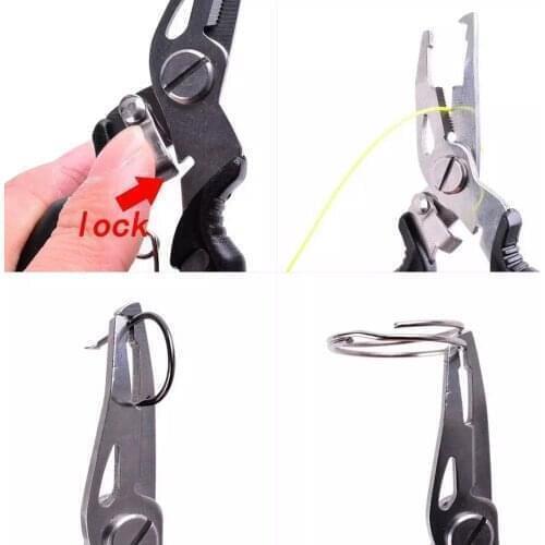 4@# Fishing Lanyards Boating Ropes Kayak Secure Pliers Lip Grips Tackle Fish Tools Fishing Accessory