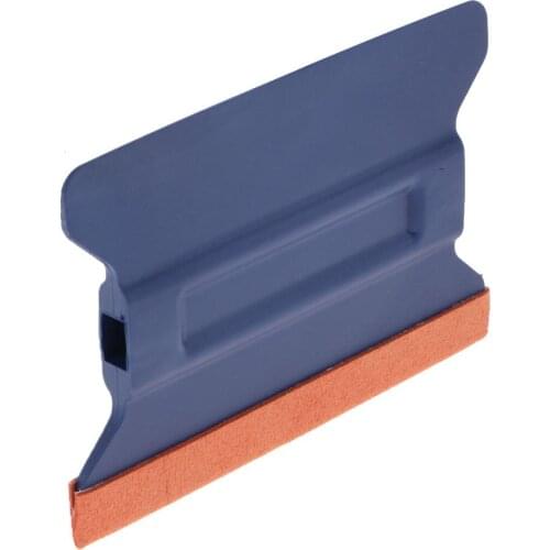 5Pcs 3 Inch Felt Edge Squeegee Car Vinyl Decal Wrap Tool for Starter Vinyl Film Installation ( with Orange Felt Edge)