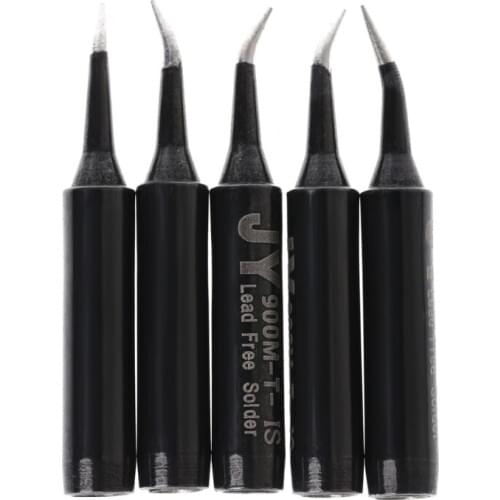 5 Pcs Solder Soldering Iron Tip 900M-T-SI Lead Free For Hakko Saike 936 852d+ 909D