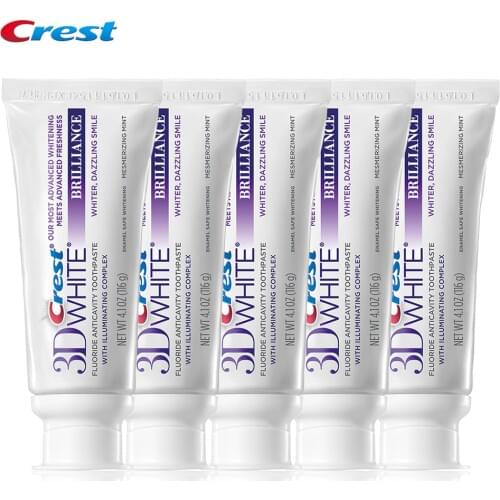 Toothpaste Crest 3D Luxe White Glamorous Dental Tooth CareTooth Paste Teeth Whitening Oral Hygiene 5 pieces sale