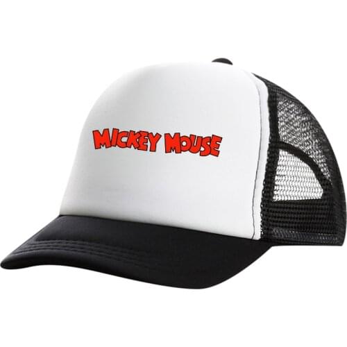 2021New Brand Baseball Cap Men Mickey mouse Women Hip Hop Dad Mesh Hat Trucker Hat Dropshipping