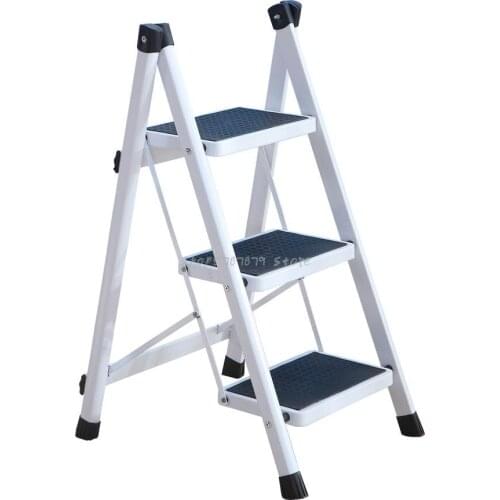 Household Ladder, Folding Ladder, Indoor Thickening, Multi-function Small Herringbone Ladder, Three-step Ladder, Dual-purpose St