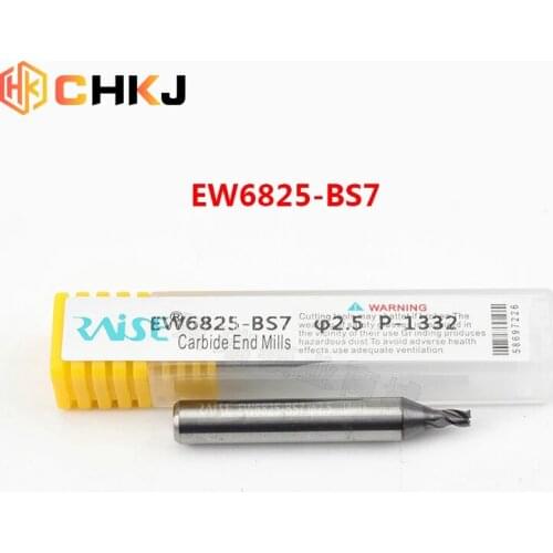 CHKJ For 994 CNC Key Machine EW6825-BS7 φ2.5xD6x40MM Milling Cutter Locksmith Tool For Ruizheng Tungsten Steel Milling Cutter