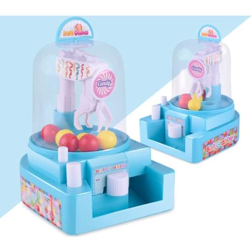 Kids Mini Doll Claw Machine Ball Catcher Slot Game Candy Machine Grabber Fun Desktop Interactive Manual Children Baby Toys