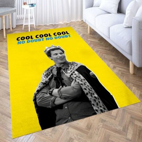 Jake Peralta Brooklyn 99 Carpet for Living Room 3D Anime Cartoon Rug Gamer Teen Room Bedside Lounge Rug Kids Children Floor Mats