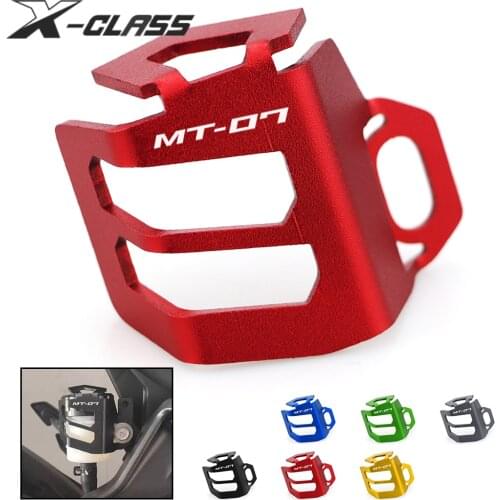 Motorcycle Oil Cup Cover Rear Brake Fuel Tank Protector Guard CNC Aluminum Accessories For Yamaha MT07 MT09 YZF R1 R6 R25 R3