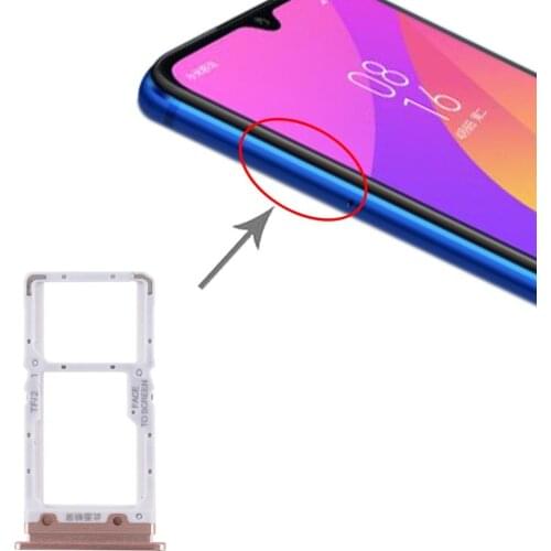 SIM Card Tray + SIM Card Tray / Micro SD Card Tray for Xiaomi Mi CC9