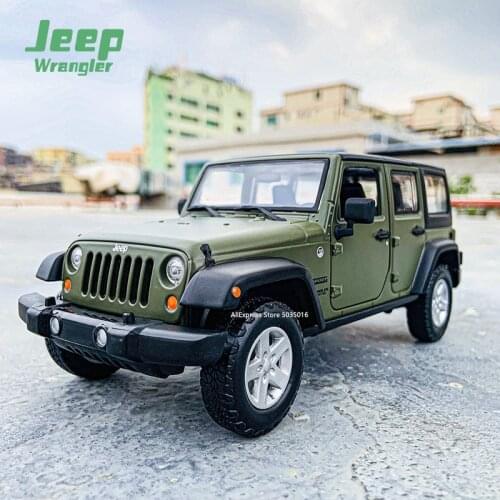 Maisto 1:24 2015 JEEP WRANGLER UNLIMITED manufacturer authorized simulation alloy car model crafts decoration collection toy